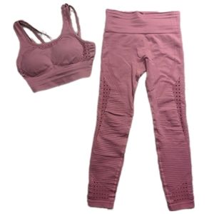 Mesh Seamless yoga set